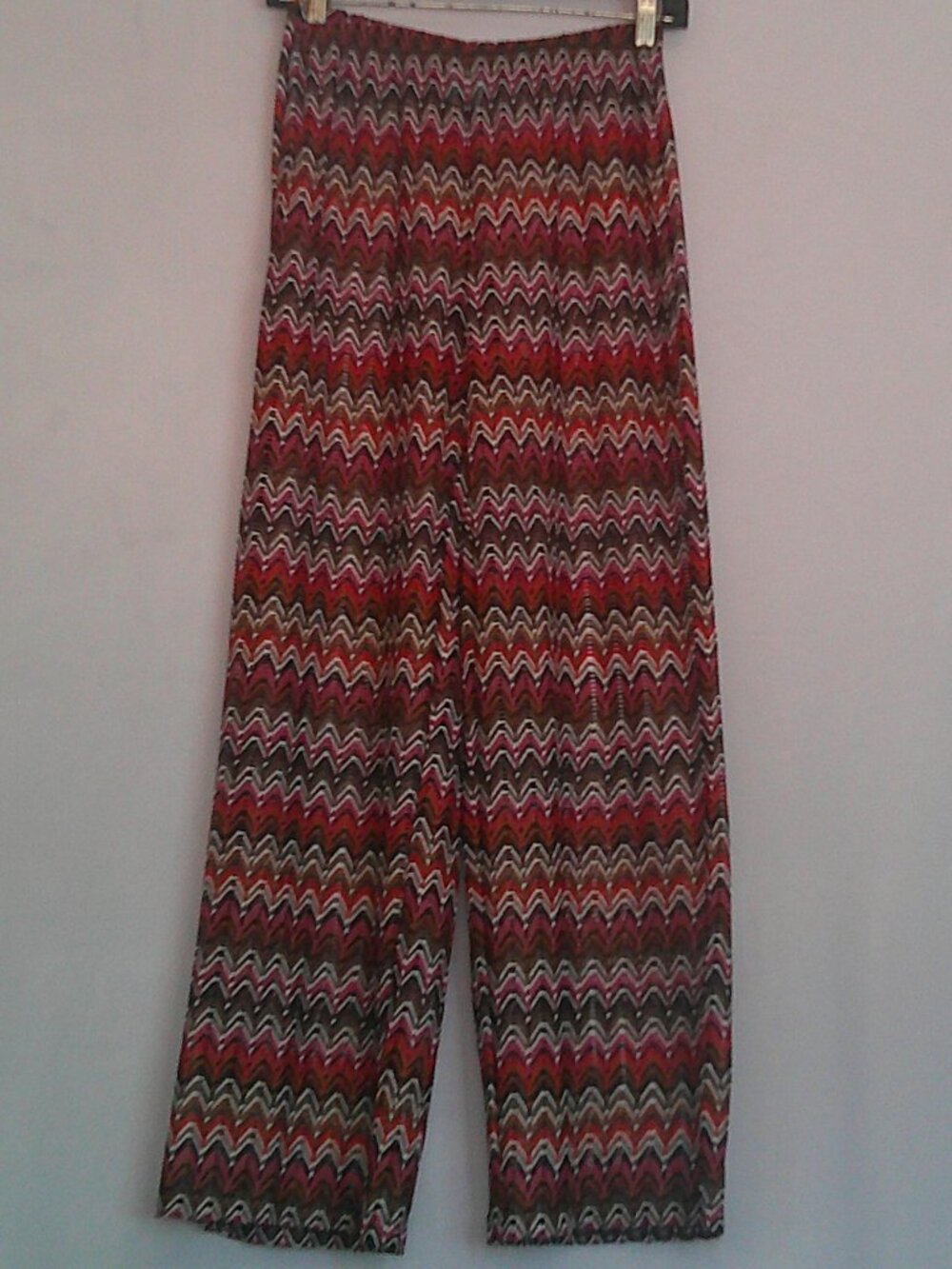 Women's Zig-Zag Crochet Swim Cover Up Pants Shade & Shore Multi XSmall Vacation